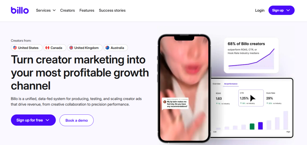 UGC Ads Platform - Billo