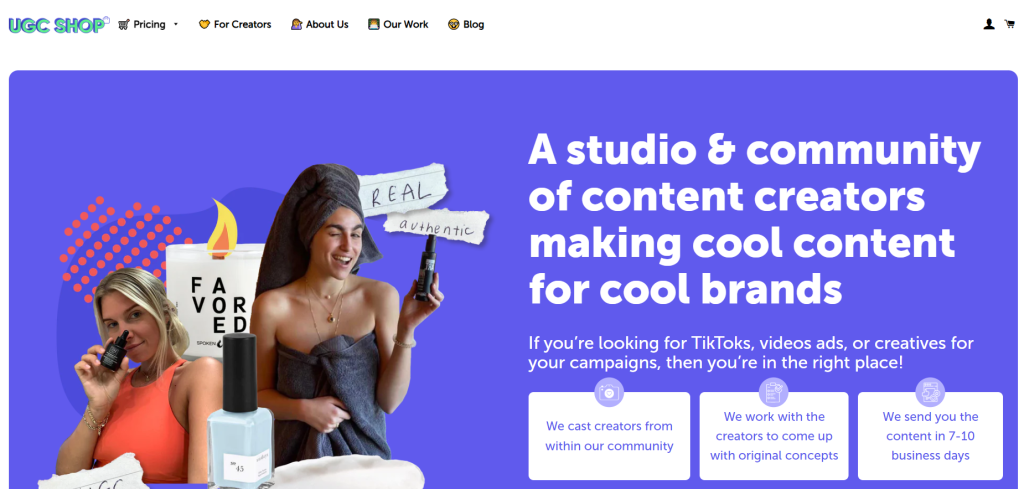 UGC SHOP - Top UGC Agency