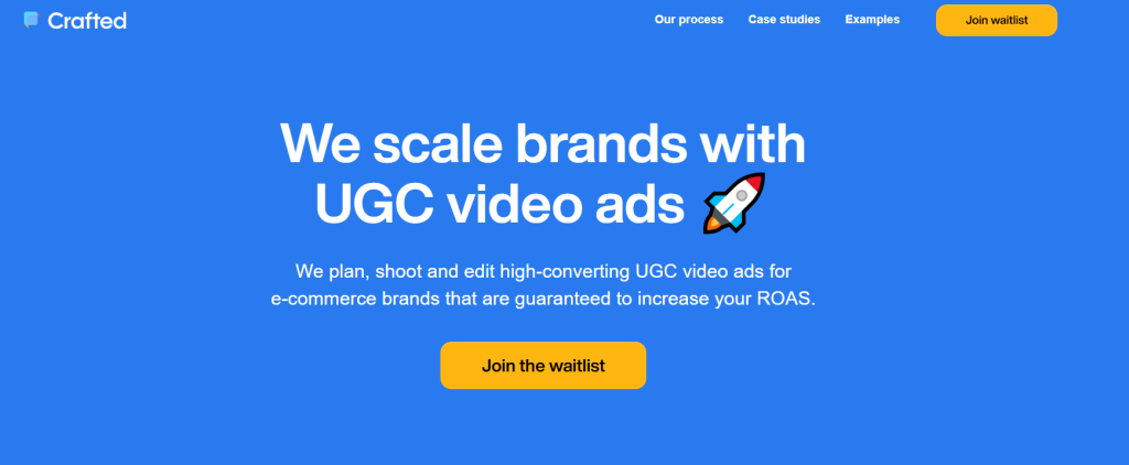 Crafted - Top UGC Agency