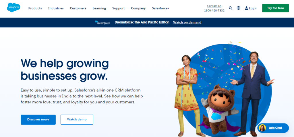 salesforce - top b2b marketing tools