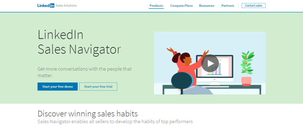 LinkedIn sales navigator - b2b marketing tools
