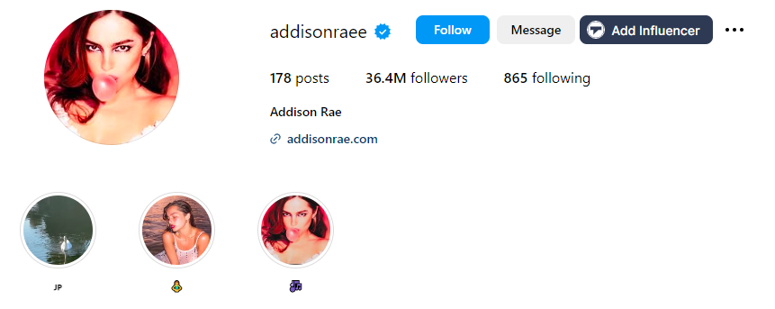 Addison Rae - UGC Creator