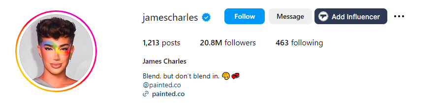 James Charles - UGC Creator
