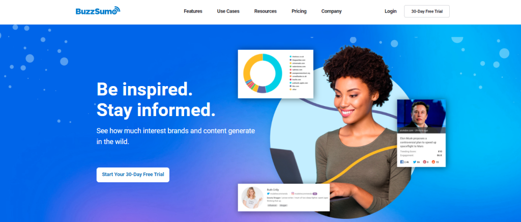 Buzzsumo - tools for youtube creators