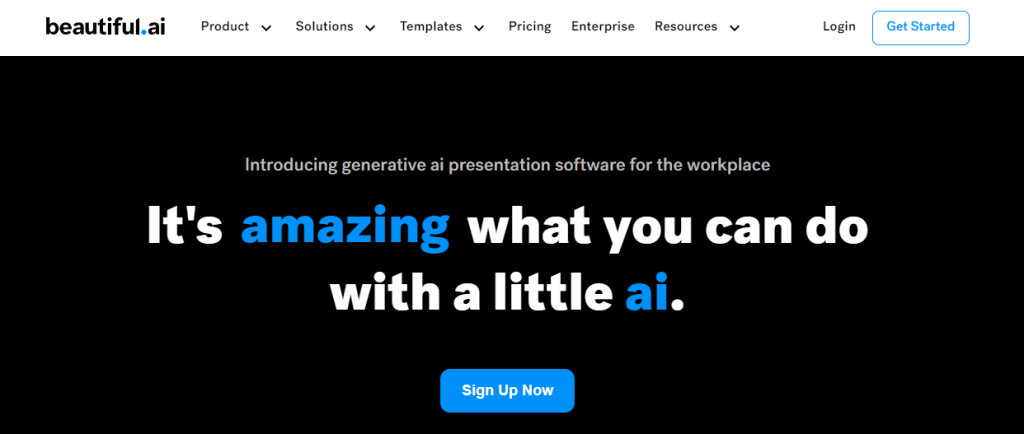 Beautiful.ai - Best AI Content creation tools 