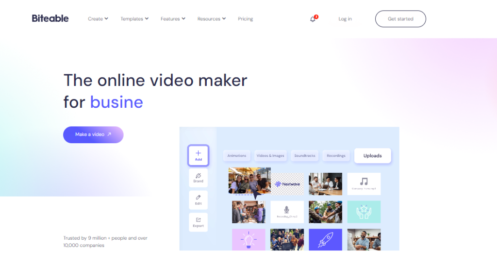 Biteable - Video Marketing Tools