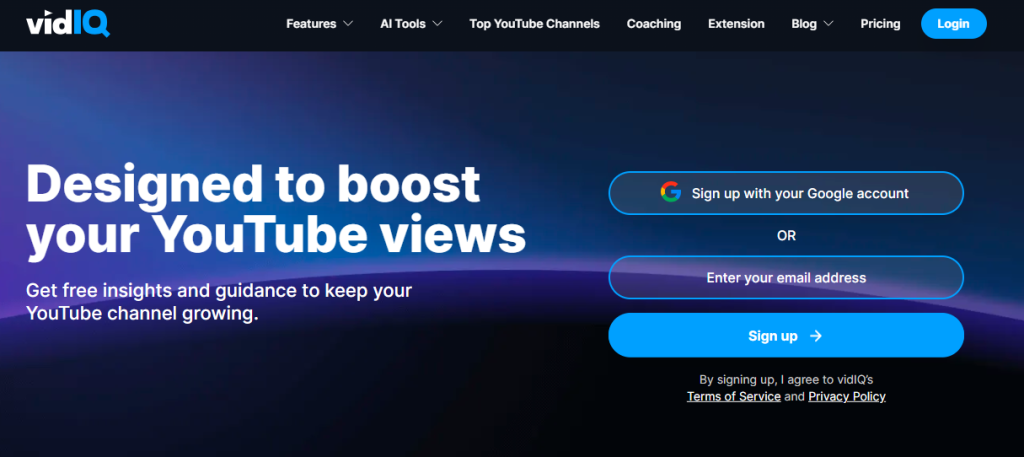 VidIQ - best video marketing tools