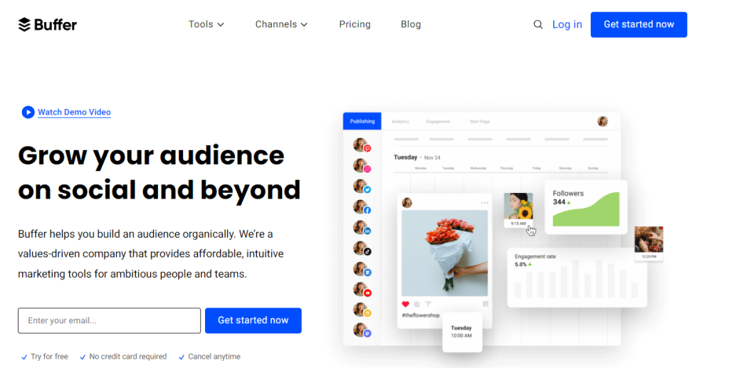 Buffer - Video marketing tools