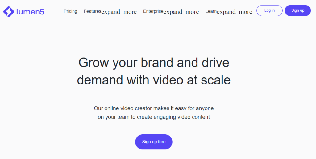 Lumen5 - Video marketing tools