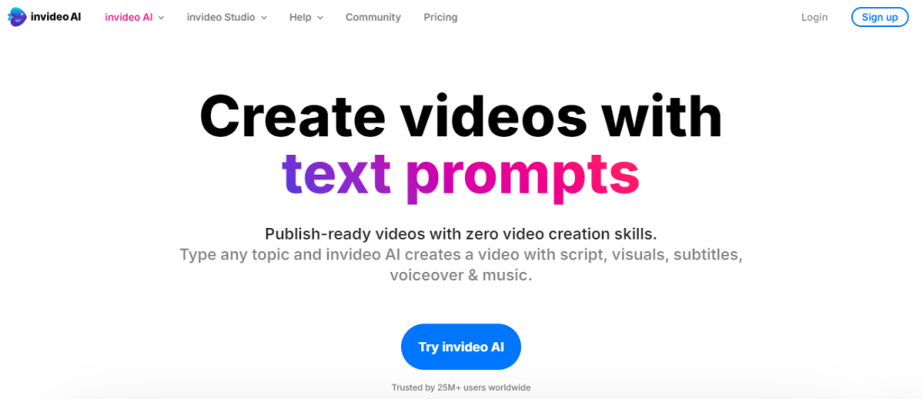 Invideo AI - Video Marketing Tool