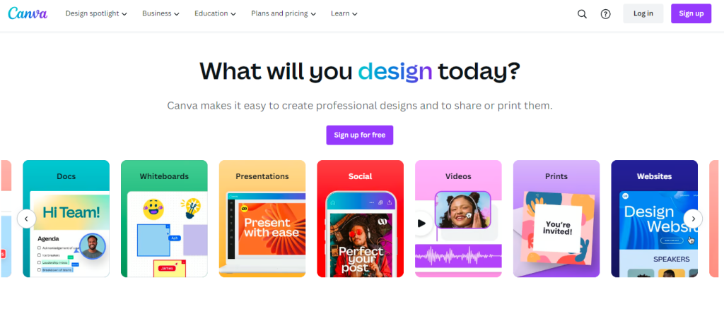 Canva - Content collaboration tool