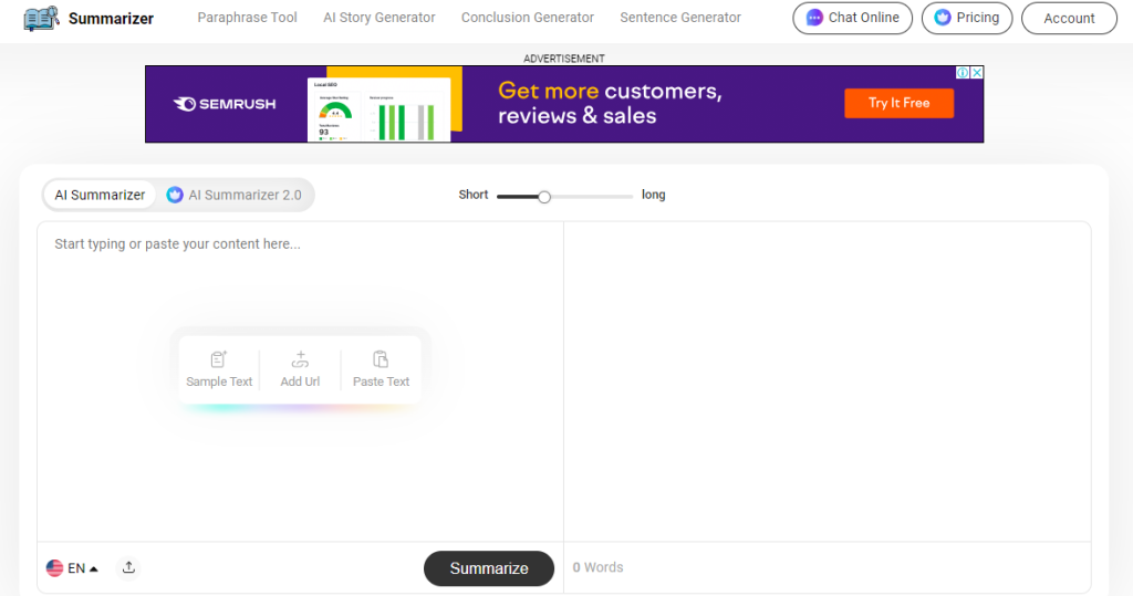 AI Summarizer - Content Marketing
tools