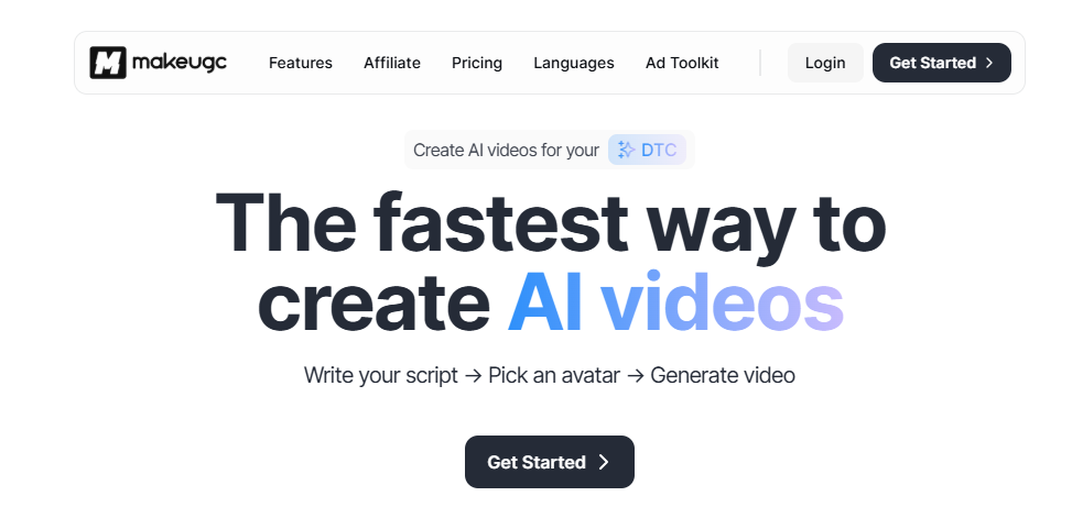 Tools to Create AI UGC Ads