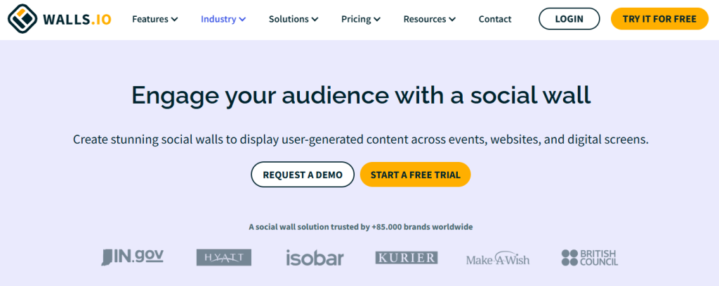 Taggbox Alternatives  - Walls.io